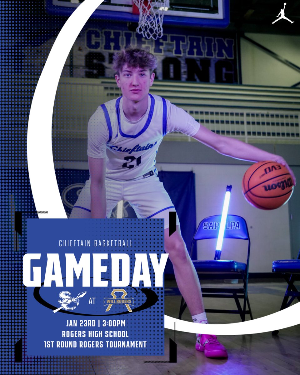 🏀IT’S GAMEDAY‼️
🆚 Will Rogers 🤠
📍Will Rogers High School
🕒 3:00
🏆First round of the Rogers Tournament 
#Family #DoYourJob 
🔵⚪️🔵⚪️