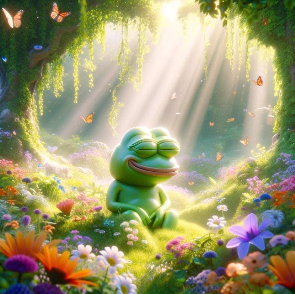 LoveCryptoGems's tweet image. Dip? What dip? 😂
#unfazed #bullish #pumploading #ATH 

When I #HODL $PEPE 👑🐸, my space is always serene and peaceful ✨️💫