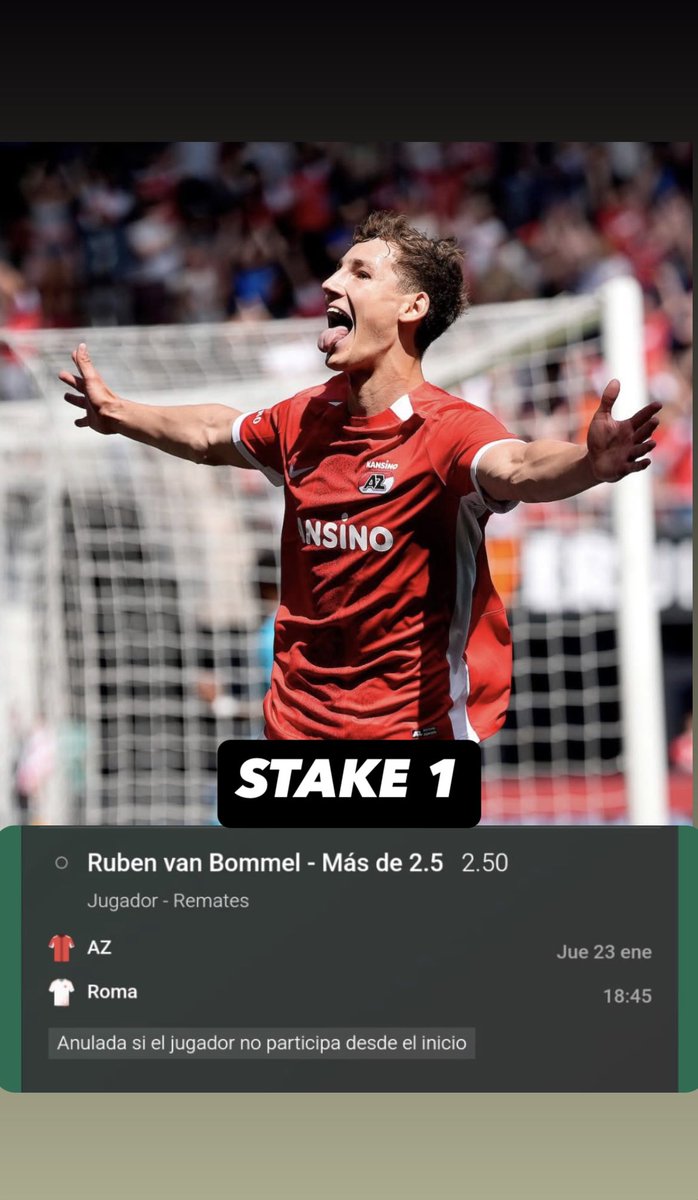 villapicks365's tweet image. Nos encanta la EUROPA LEAGUE y vamos con un par de pronósticos :
✳️STAKE 5
#ManchesterUnited vs #RangersFC 
- Más de 5.5 remates para el United en la primera parte junto con
#RigasFS vs #Ajax 
-Más de 2 córners en la primera parte para Ajax 
✳️STAKE 1
#AZAlkmaar vs #Roma 
-Más de