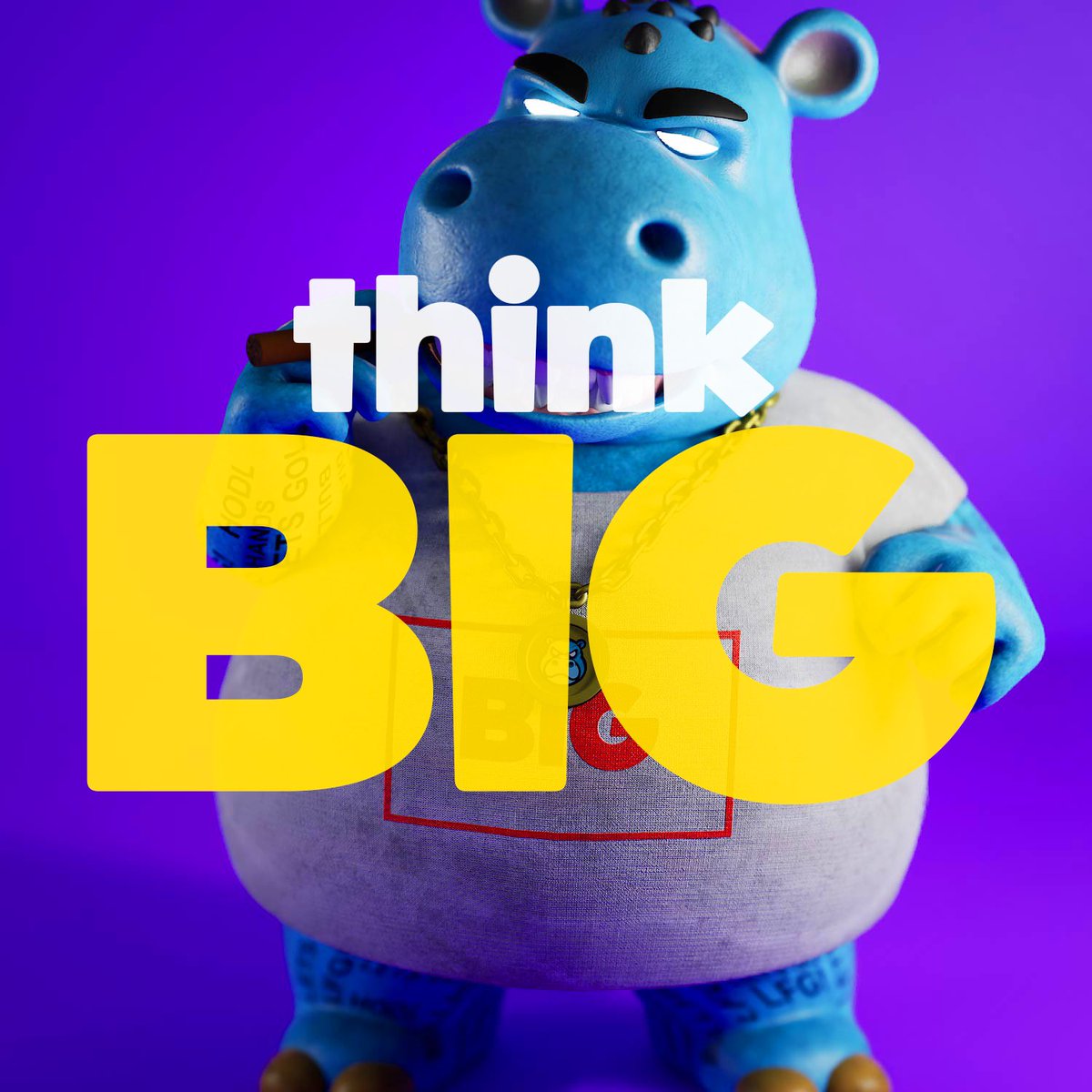 Think $BIG 

The size of your success is determined by the size of your belief. 

Think little goals and expect little
achievements.