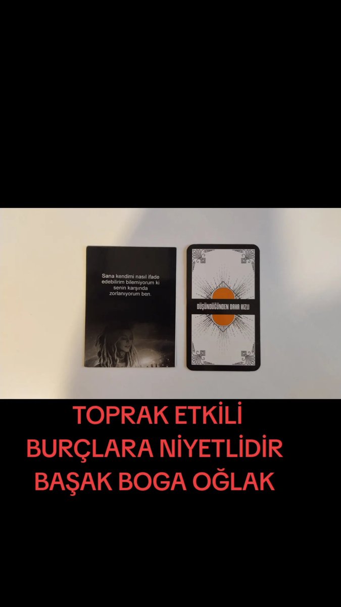 SEZGİN'LE TAROT - TOPRAK GRUBU AYRI OLANLARA NİYETLİDİR.