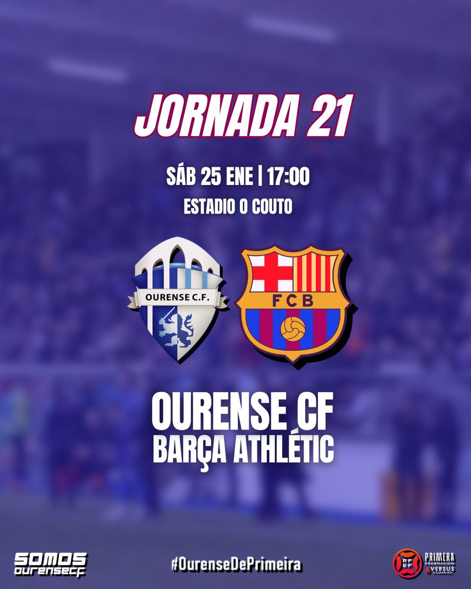 somosourensecf's tweet photo. Nos vemos en O Couto el Sábado!💪🏽💙 https://t.co/egociW7cgS