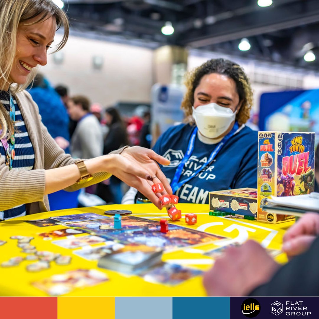 💥Start non-stop dueling!💥
In this two-player tug-of-war dice game in the King of Tokyo line!⚔️

🙌𝗞𝗶𝗻𝗴 𝗼𝗳 𝗧𝗼𝗸𝘆𝗼: 𝗗𝘂𝗲𝗹 by <a href="/IELLO_France/">IELLO</a> is available online and in your local game store!🙌

2 players | Ages 8+ | 20 minutes