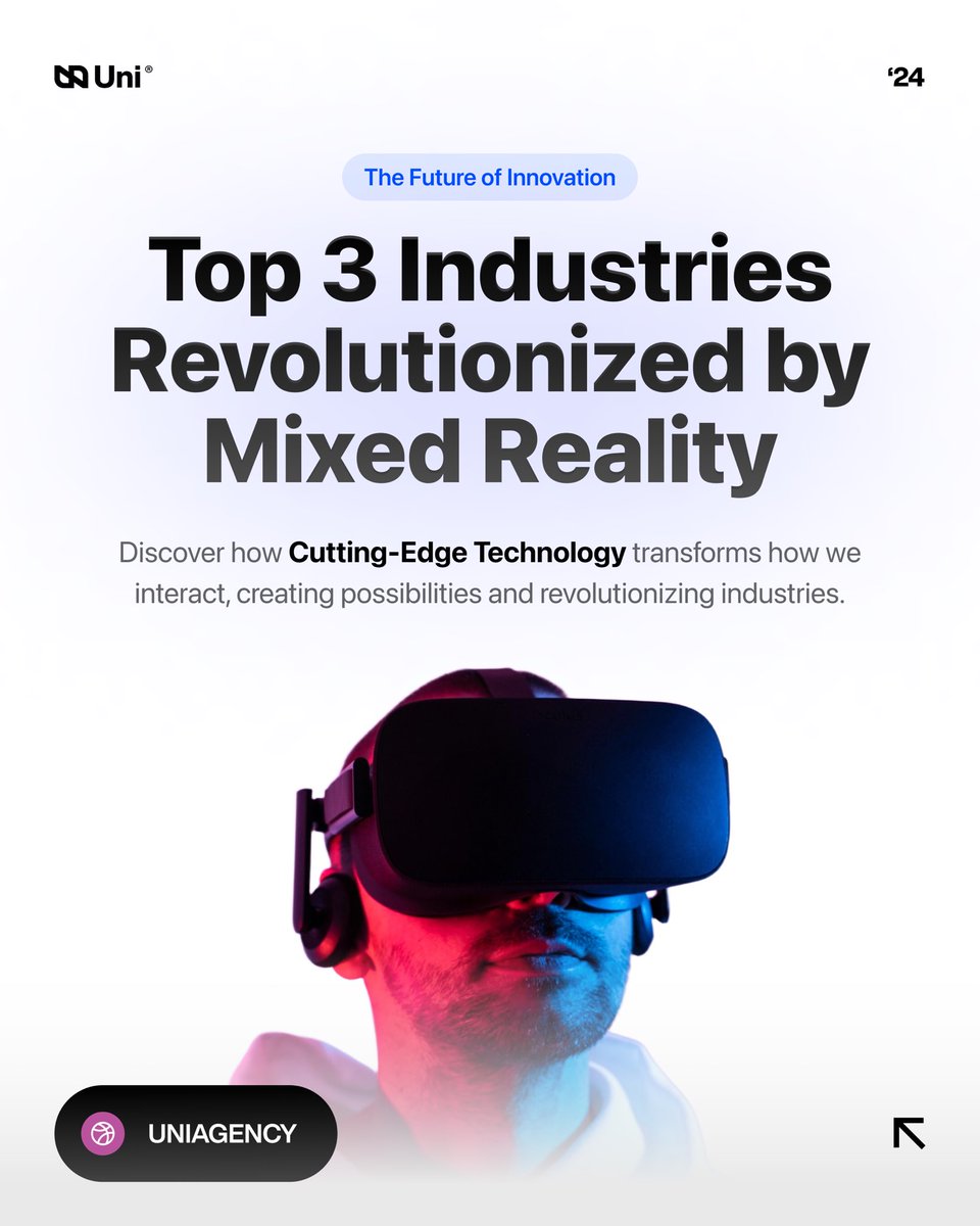 uni_agency's tweet photo. We’re excited to share how Mixed Reality (MR) is revolutionizing industries and creating endless opportunities in different industries.

MR bridges the gap between the physical and digital worlds, unlocking innovation and improving experiences across sectors.

Stay tuned for more exciting insights about Mixed Reality coming soon right here on our page. Let’s explore the future together! 💙

#mixedreality #mr