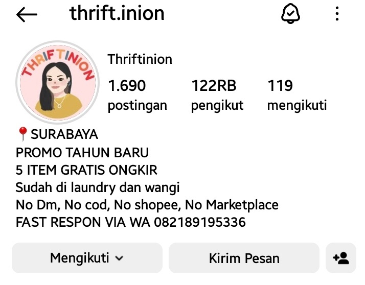naegeee_'s tweet photo. @jeapaw kak maaf ya oot tapi aku mau kalian bantuin report akun thrift.inion di ig soalnya udaa banyak korban.
dia scam berkedok jualan baju thrift https://t.co/xDJOfaOwsu