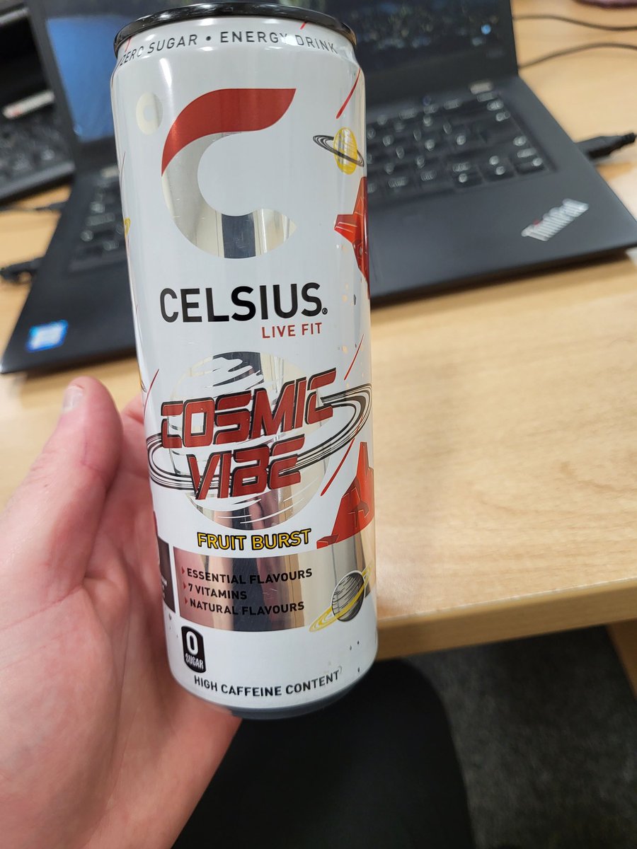 Hustling_Fun's tweet image. Today I&apos;m trying my first $CELH energy drink.

I opted for the Fruit Burst flavour...did I make a good choice?
