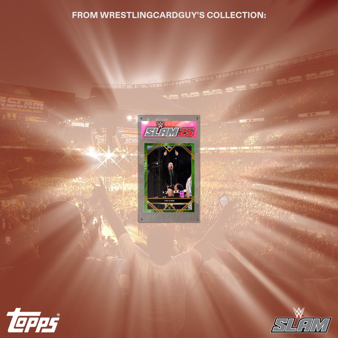 AewCard's tweet image. White ✅ 
Green ✅

#WrestlingCards #ToppsSlam 🤼‍♂️