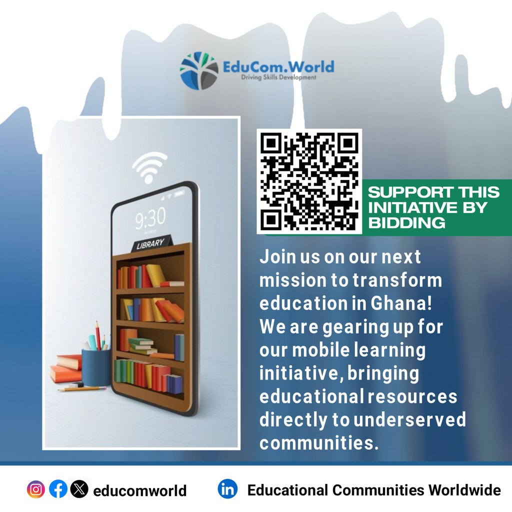 educomworld's tweet photo. 🌍 Join us on our next mission to transform education in Ghana! We are gearing up for our mobile learning initiative, bringing educational resources directly to underserved communities. #EducationForAll #TeachGhana #VolunteerAbroad https://t.co/rpEqh8i4Ur