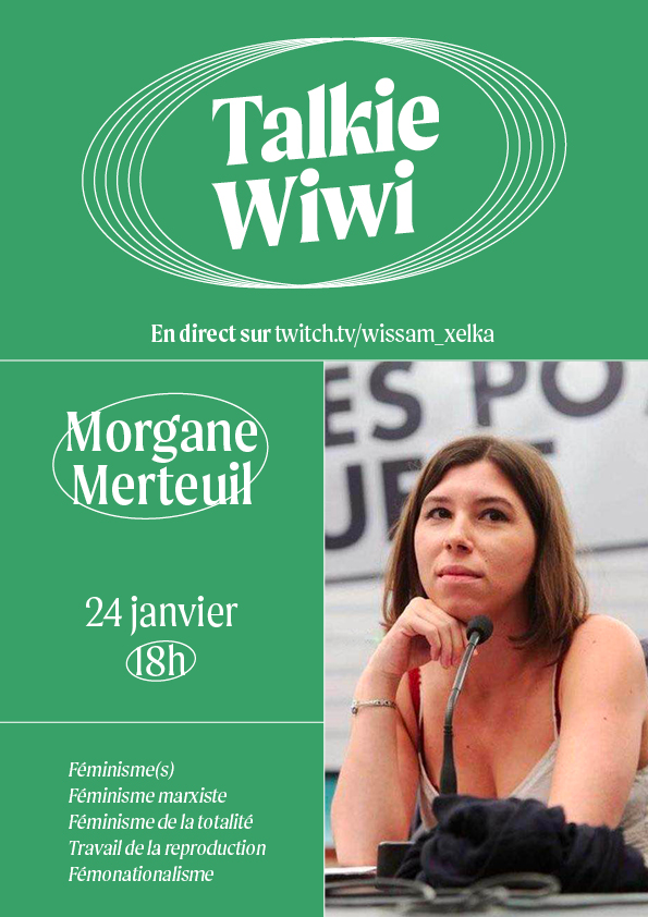 WXelka's tweet photo. Rappel ! Demain c'est le grand retour des Talkie Wiwi, en plus sur le nouveau plateau ! Et pour ce retour je vais recevoir @MorganeMerteuil  ! On va parler féminisme et marxisme, et même de féminisme marxiste !!! https://t.co/o6Xb9JyAwP