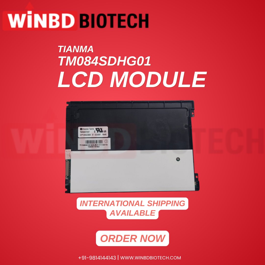 BiotechWinbd's tweet image. 𝐖𝐈𝐍𝐁𝐃 𝐁𝐈𝐎𝐓𝐄𝐂𝐇 - 𝐓𝐈𝐀𝐍𝐌𝐀 𝐋𝐂𝐃 𝐌𝐎𝐃𝐔𝐋𝐄 𝐓𝐌𝟎𝟖𝟒𝐒𝐃𝐇𝐆𝟎𝟏
For More Queries -
Mobile 📞 +91 9814144143
.
#WINBDBIOTECH #lcdmodule #lcd #tianma #biotechnology #biochemistry #sale #winbd #shop #trending #top #viral #worldwide #international #ordernow