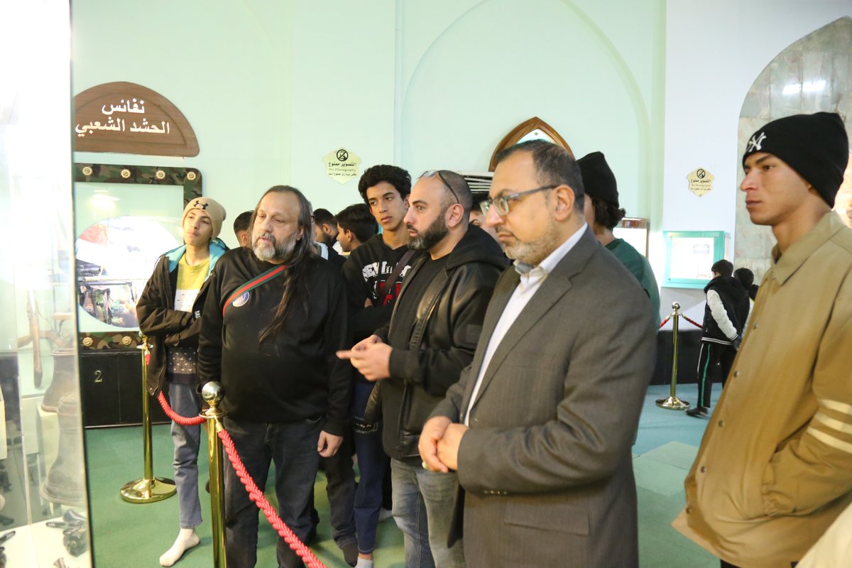 ImamHusseinMuse's tweet photo. "تعجز الكلمات عن وصف شعوري عند الدخول الى المتحف ومرقد الامام الحسين (عليه السلام), مسرور جدا بهذه الزيارة واقدم شكري وامتناني للقائمين على المكان".
هذا ما صرح به الكاتب والمستبصر الالماني السيد (Toska Nijaz) عند زيارته لمتحف العتبة الحسينية المقدسة. https://t.co/B586q5hVJ2
