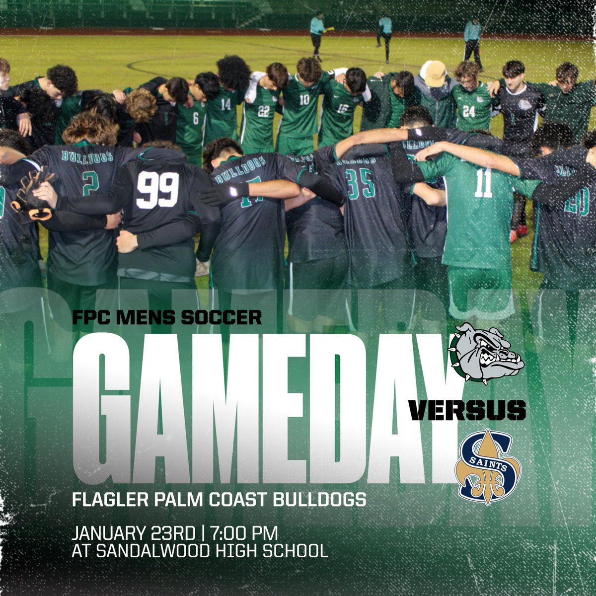 The boys are headed to the 904 to take on Sandalwood High school in the District Semi finals. Bundle up it’s going to be a cold one !