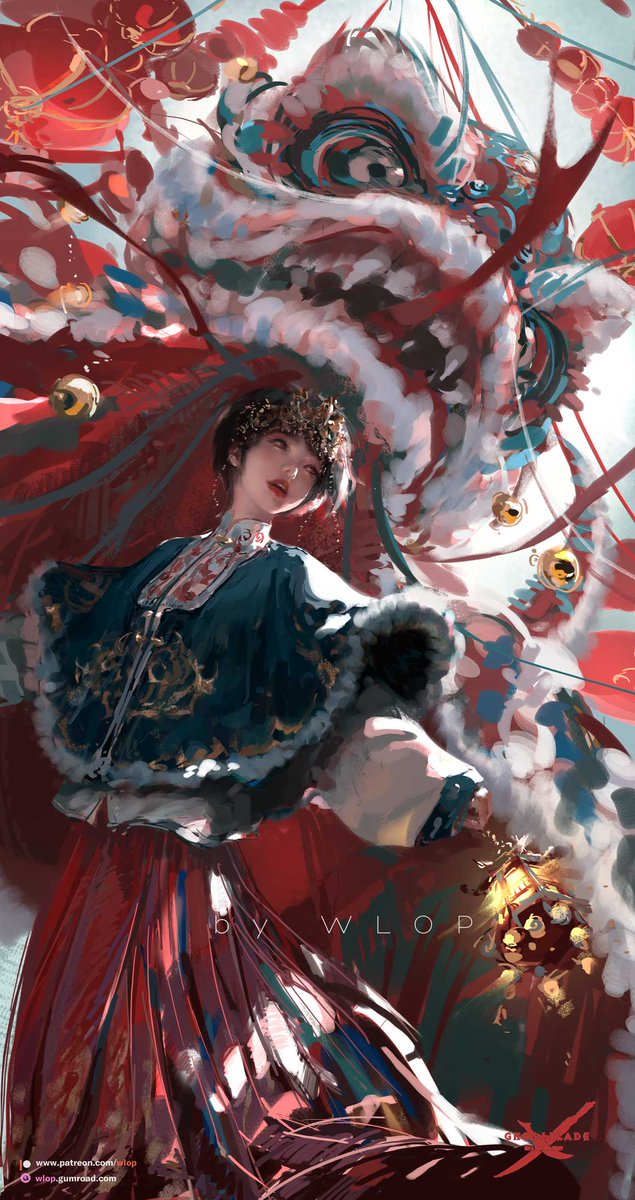 wlopwangling's tweet image. Year of the Snake