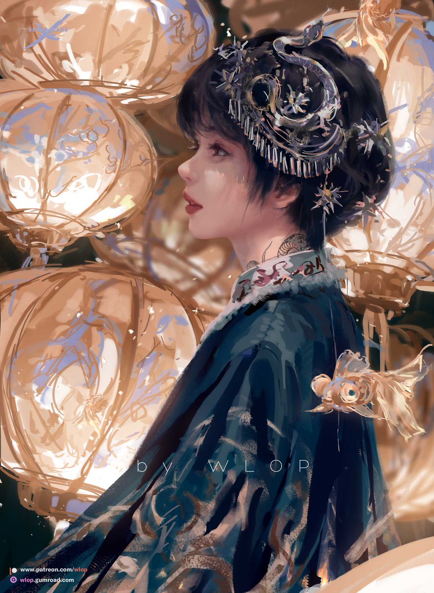 wlopwangling's tweet image. Year of the Snake