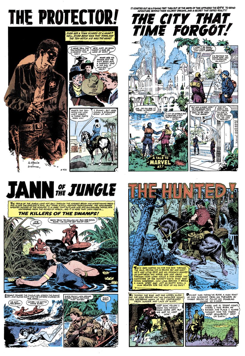 Out now -- ATLAS ARTIST EDITION No. 2: AL WILLIAMSON, featuring EVERY story Williamson drew for Atlas in the 1950s, restored and looking better than ever in this huge, oversize tome. Published by <a href="/fantagraphics/">Fantagraphics</a>