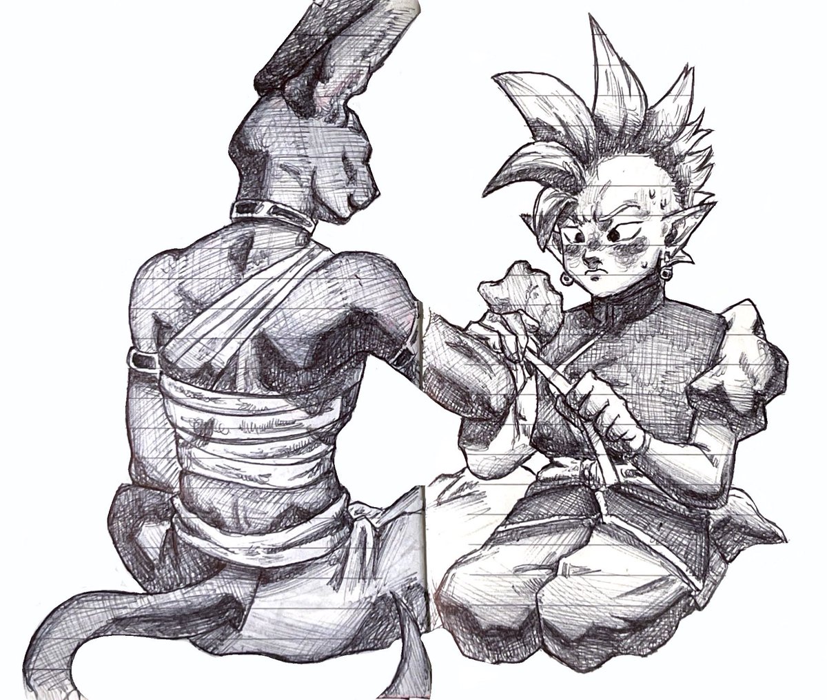 jbordingerart's tweet image. Dragon ball super sketches 🤌
#DragonBall #DragonBallSuper