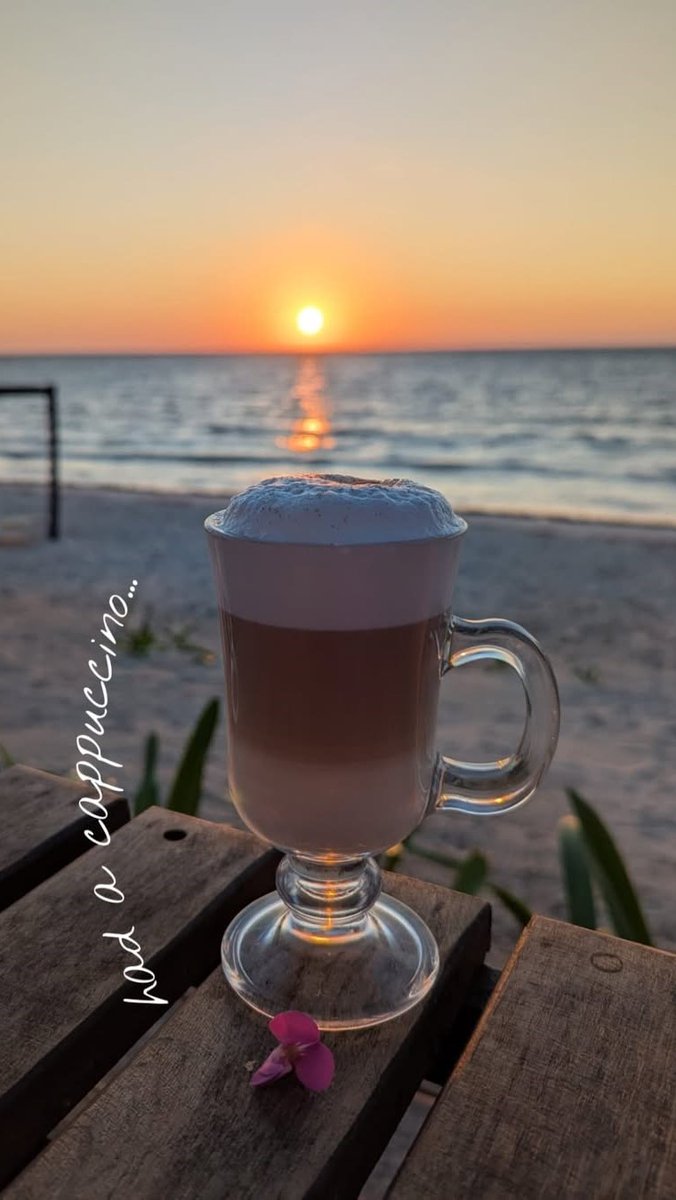 EulalieBennett's tweet image. Sunrise rituals never get old🌞
.
.
.
#lifestylemodel #lifestyleinspo #travelblog #travelbug #sunriselovers #sunrisephotography #sandcastles #cappuccinoart #mochamousse #beachwalks #footprints #followformore #growthjourney #fitnessfam
