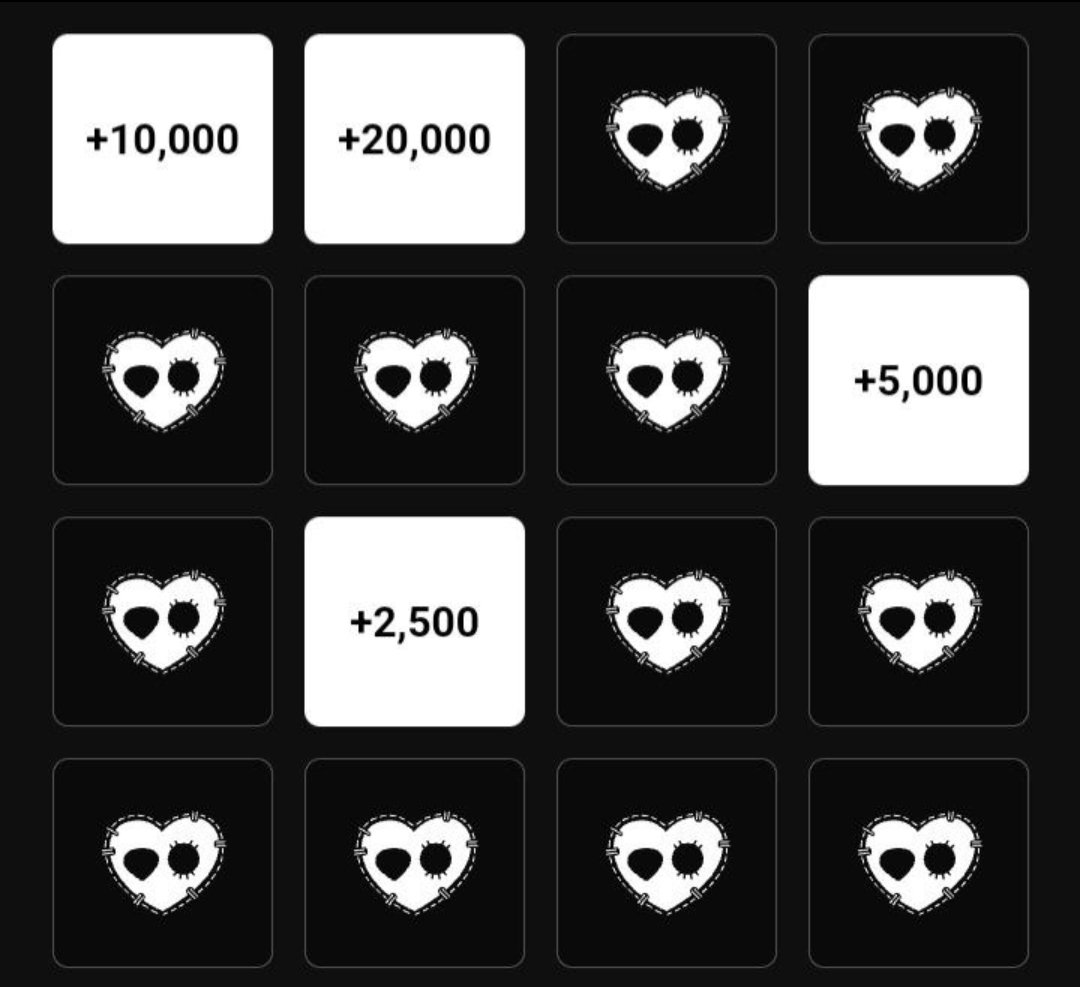 joarow's tweet photo. Combo | 23.01.2025

#Heart
👉 Go to DAILY TASK >> Play Lucky Heart

#EggTapper https://t.co/mjc30WJsOM