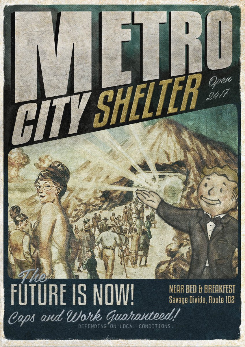 THEJohnHarperr's tweet photo. Tired of the same old Milsim Factions? Join Metro City today! #Fallout76 #Fallout #fallout76faction #gaming https://t.co/nB6obAHNai