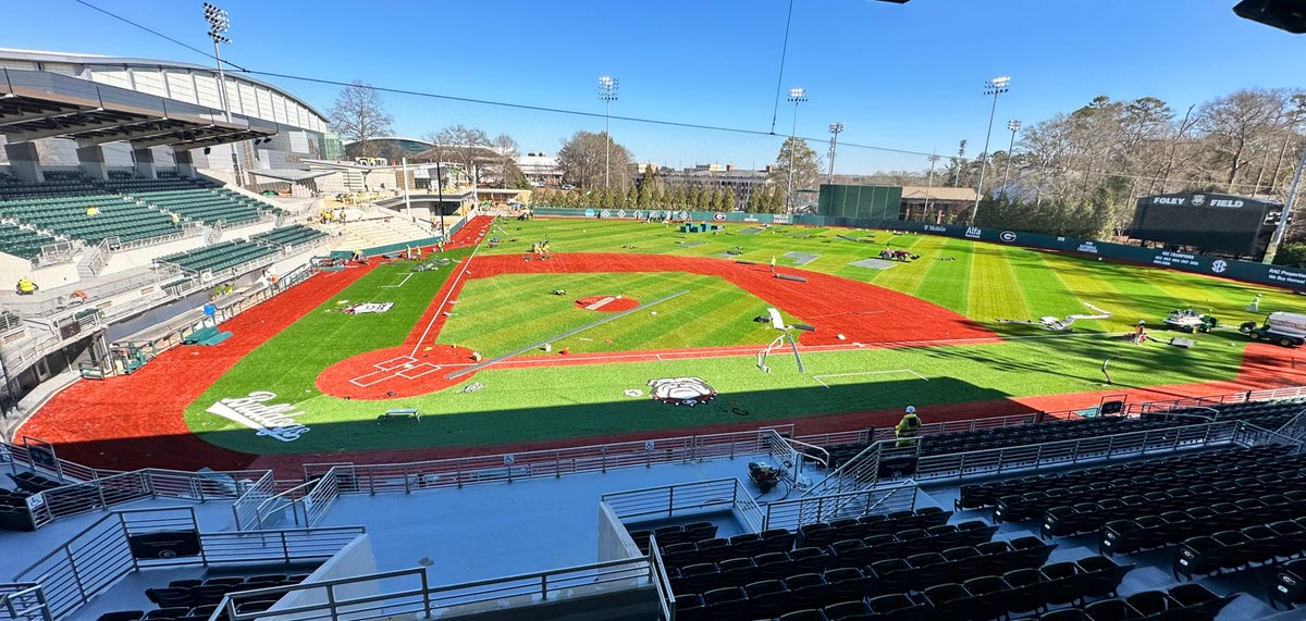 A new performance based <a href="/AstroTurfUSA/">AstroTurf</a> system is on the horizon for the Bulldogs, as work finishes up on Foley Field at the University of Georgia.
Photo from: <a href="/T_Stines/">Tanner Stines</a>