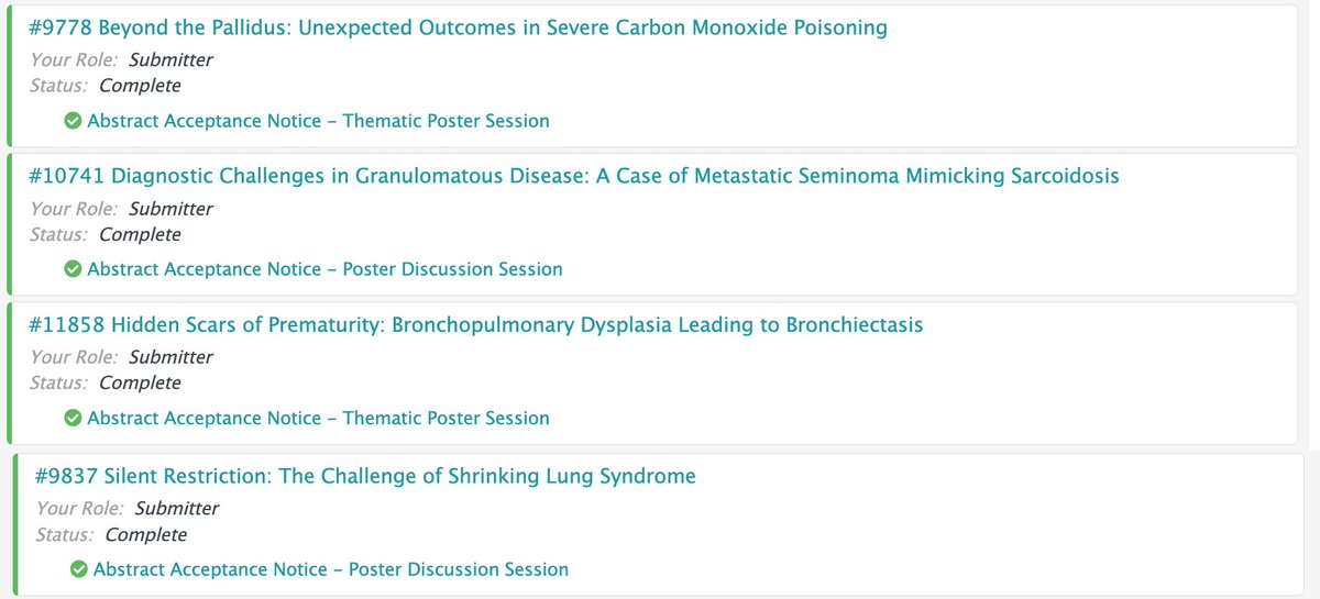 Palwasha Zafar (@palwasha327) on Twitter photo Thrilled to share the acceptance of 7 first-author and a total of 17 submissions for #ATS2025! Excited to connect, learn, and present at this year’s conference.
Grateful to my amazing mentors for their guidance and support. <a href="/AHNIMres/">AHNIMres</a> <a href="/ahnpccm/">AHNPCCM</a> <a href="/TKapetanos/">Tas Kapetanos MD</a> <a href="/adeel_nasrullah/">Adeel Nasrullah, MD</a> Thrilled to share the acceptance of 7 first-author and a total of 17 submissions for #ATS2025! Excited to connect, learn, and present at this year’s conference.
Grateful to my amazing mentors for their guidance and support. <a href="/AHNIMres/">AHNIMres</a> <a href="/ahnpccm/">AHNPCCM</a> <a href="/TKapetanos/">Tas Kapetanos MD</a> <a href="/adeel_nasrullah/">Adeel Nasrullah, MD</a>