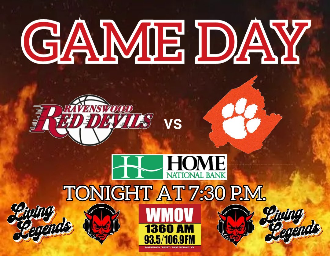 REDDEVILRADIO's tweet photo. It's Game Day!! Catch our coverage live from "The Pit at Mick Price Court" on Radio WMOV 1360 AM, FM 106.9 and FM 93.5 #wvprepbb #Ravenswood #Wirt #WMOV #BloxtonBrothers #LivingLegends #RadioEra #RevivalOfRadio #WV #HomeNationalBank https://t.co/dctI2Cu3Jd