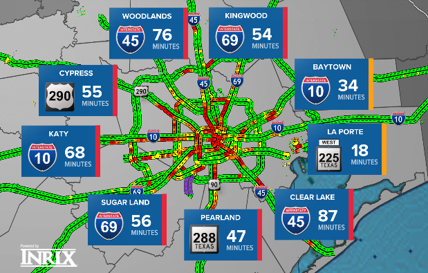 JenReynaTV's tweet photo. Leave earlyyyy. I'm telling you. Traffic is a beast this morning. #DriveFriendly @KHOU https://t.co/WOUAmxVr3m