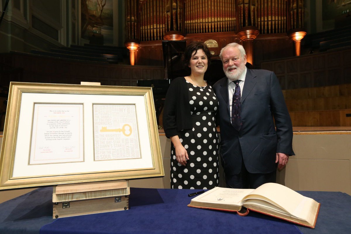 Claire Hanna (@clairehanna) on Twitter photo Heartbroken at the death of our great poet, Michael Longley, a Prince of language. He transcended narrow categories of ‘Irish’ & ‘British’ and was a beautiful person - kind generous, open humorous. Proud to have proposed his Freedom of Belfast in 2015, presenter by <a href="/PresidentIRL/">President of Ireland</a> Heartbroken at the death of our great poet, Michael Longley, a Prince of language. He transcended narrow categories of ‘Irish’ & ‘British’ and was a beautiful person - kind generous, open humorous. Proud to have proposed his Freedom of Belfast in 2015, presenter by <a href="/PresidentIRL/">President of Ireland</a>