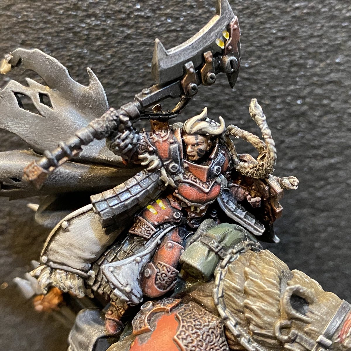 OrosWu's tweet photo. More pics and its chicken proxy

#privateerpress #steamforgedgames #warmachine #warmahordes #warmachinehordes #paintmachine #khador #ウォーマシン #ウォーマシンMK4 https://t.co/Im0EZxAtNB