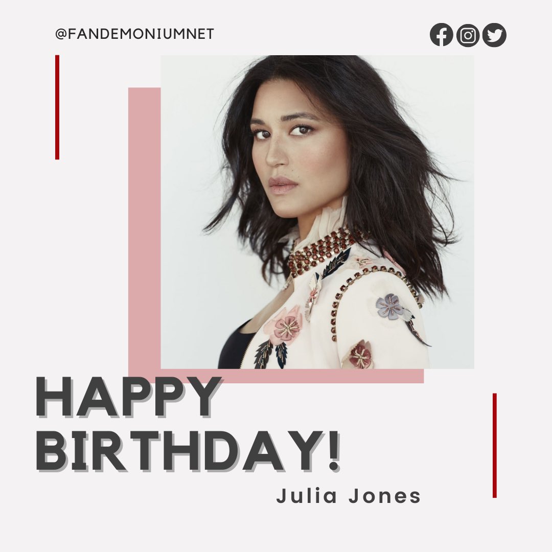 Join us in wishing a Happy Birthday to <a href="/JuliaRJones/">Julia Jones</a>! May all your wishes come true. #juliajones #twilightsaga #dexternewblood #themandalorian #westworld