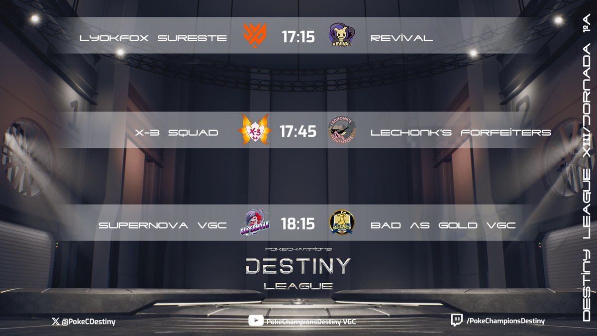 🎉¡Esta tarde tienes una cita con nosotros !😜

Disfruta de los mejores enfrentamientos de Pokémon VGC a las 17:00 en Twitch.🏆

🎙Además contaremos con las locuciones de <a href="/seduse_te/">Riku_te_seduse</a>, <a href="/TapuYolo/">TapuYolo (Diego)</a>, <a href="/EfrainPimienta2/">EfraVGC!</a> y <a href="/hugoo_0503/">Hugo 🏃‍♂️🏃‍♂️🏃‍♂️</a>