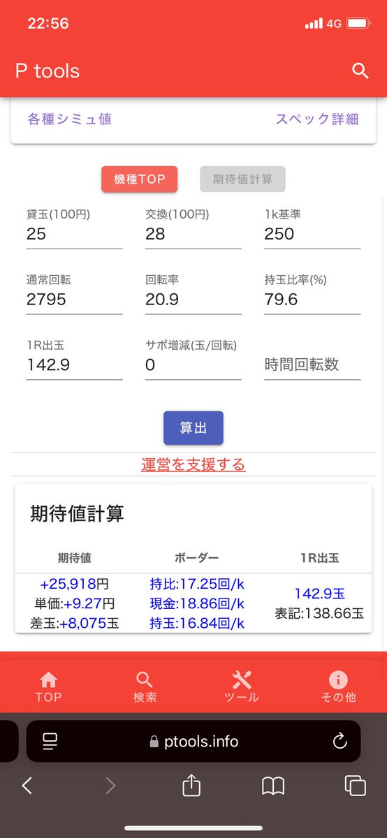 暴凶  20.9/k
隣のキョロキョロ周りを見渡す落ち着きのない打ち子が目につき鬱陶しいと思いながらも稼働終了。ただでさえ打ち子で目障りなんだから黙って前向いて打ってくれ。ヘソ釘下がってて不安しかなかったけどなんとか回ってくれて良かった😌