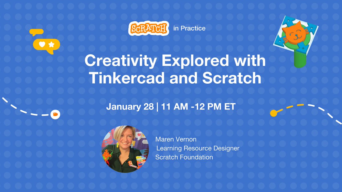 Want to expand your creative toolset in the new year? Join our free, virtual workshop, Creativity Explored with <a href="/tinkercad/">Tinkercad</a> and Scratch, to take your code into the next dimension with 3D modeling. Register for free and join us on January 28: events.ringcentral.com/events/creativ…