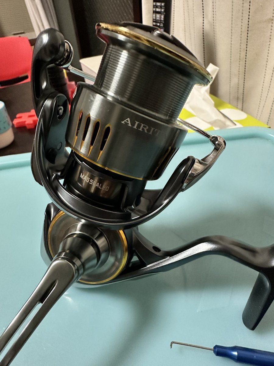 amazonstudio791's tweet image. エギングにはなかなか行けないけど、道具だけは増えていきます💦  #Daiwa  #Airity  #PCLT3000