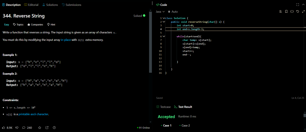 DryIndex's tweet image. #Day12 Data Structure        
Topic: Start String       
1⃣ Reverse String {LC 344}}    
2⃣ Check Palindrome or not {GFG} 
3⃣Print all the duplicate characters in a string {GFG}
geeksforgeeks.org/print-all-the-…
#DataStructure #DataStructureX #DSA