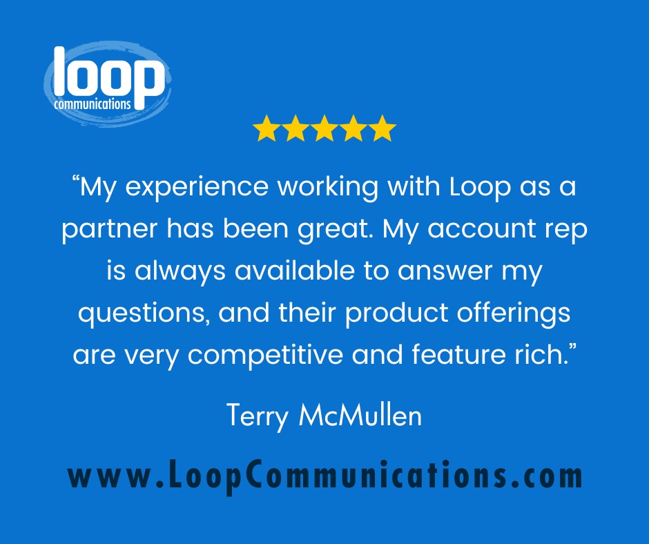 🌟 Check Out Our Latest Review! 🌟

We're proud to be recognized as a top #MSP #VoIP provider through the #ChannelProgram. See what our clients have to say!

channelprogram.com/product/fully-…

#LoopCommunications #Telecom
