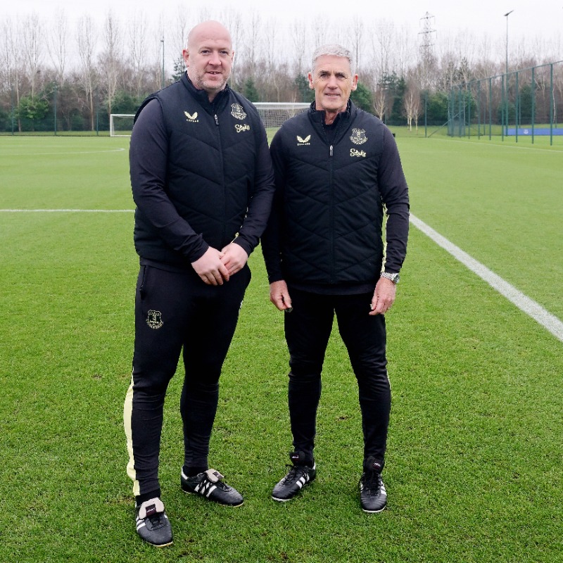 Everton's tweet photo. We can confirm the additions of Alan Irvine as Assistant Manager and Charlie Adam as Set Piece Coach to David Moyes' Men’s Senior Team coaching staff. 🔵