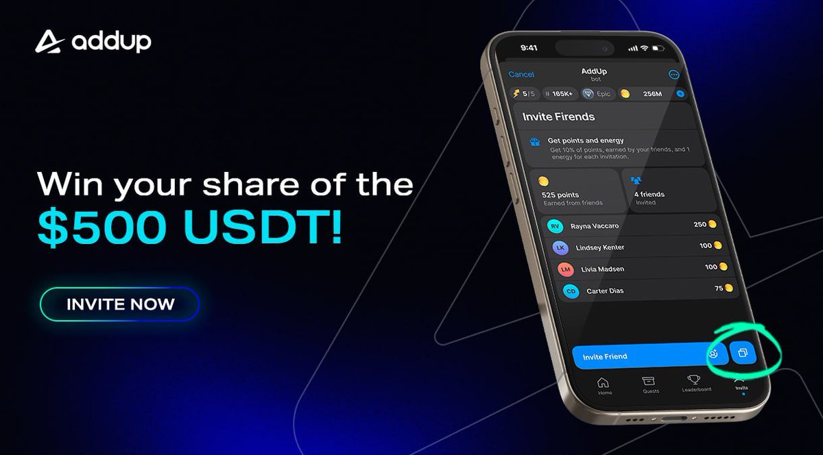AddUp_CFD's tweet photo. 🚀 Reminder: Referral Mania is LIVE!

💰 Top 5 referrers will split the 500 USDT prize pool!

📌 How it works:
• Share your referral link.
• Only referrals who open a trade count!

⏳ Don’t wait—climb the leaderboard today!

👉 Start now: https://t.co/3Y0Re9zcCW

#Addup #Giveaway #USDT #Contest #BTC