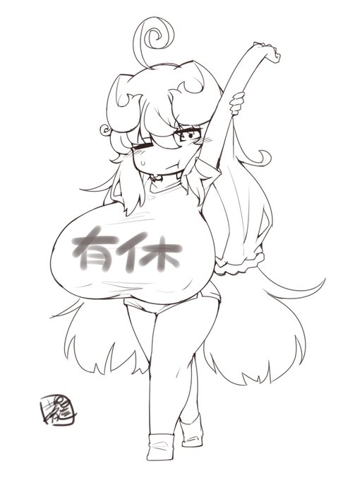 プルるん(だいぶでかい)のらくがき描いたので置いときます 