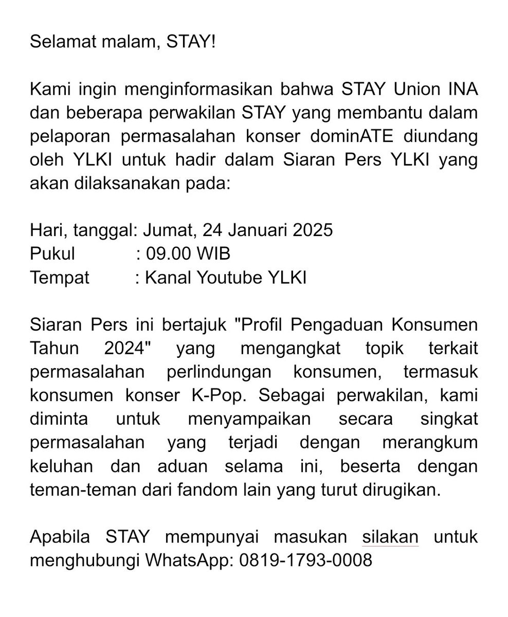 STAY Union INA tweet media