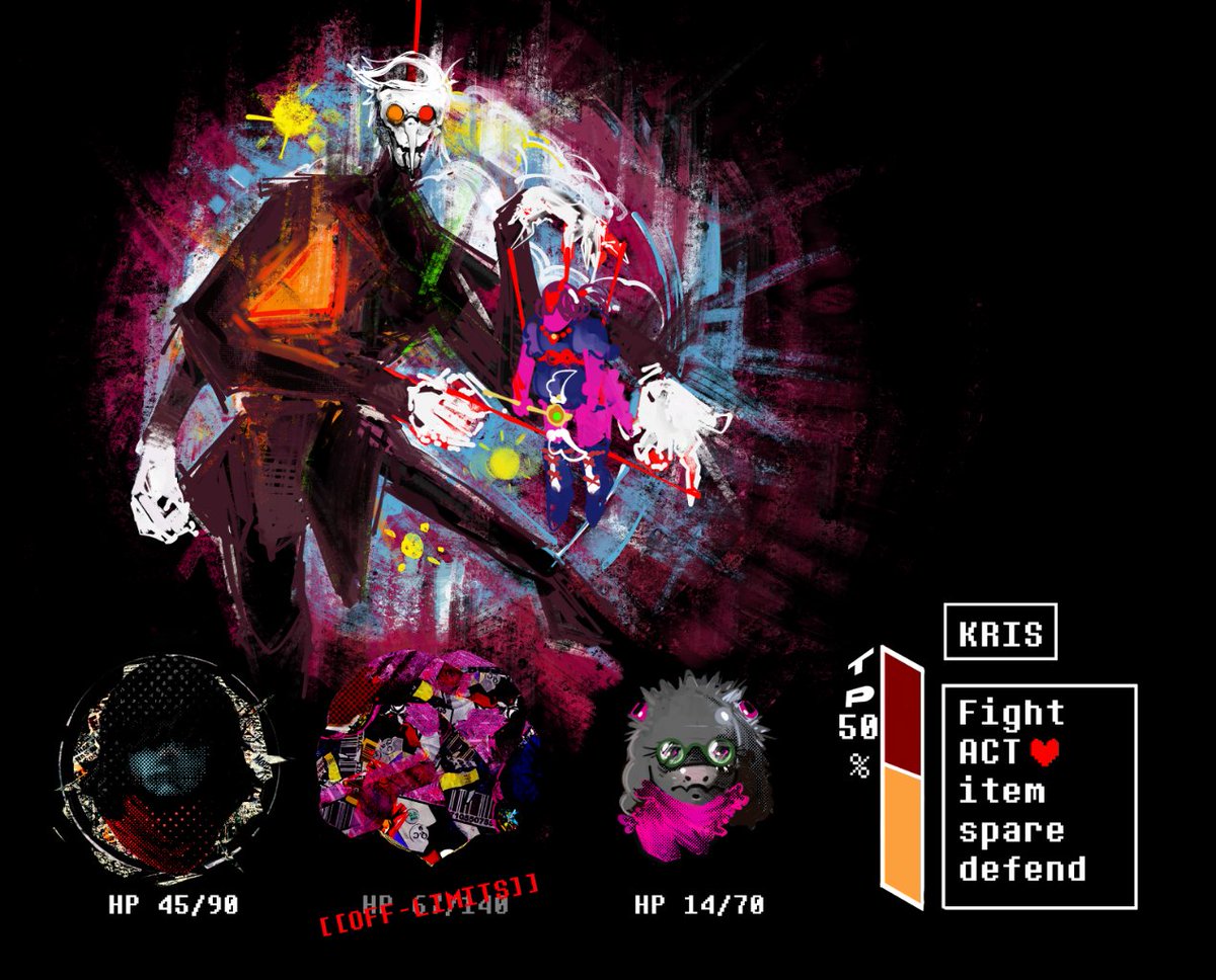 I did this concept in regard of a spamton bossfight

#DELTARUNE #spamton