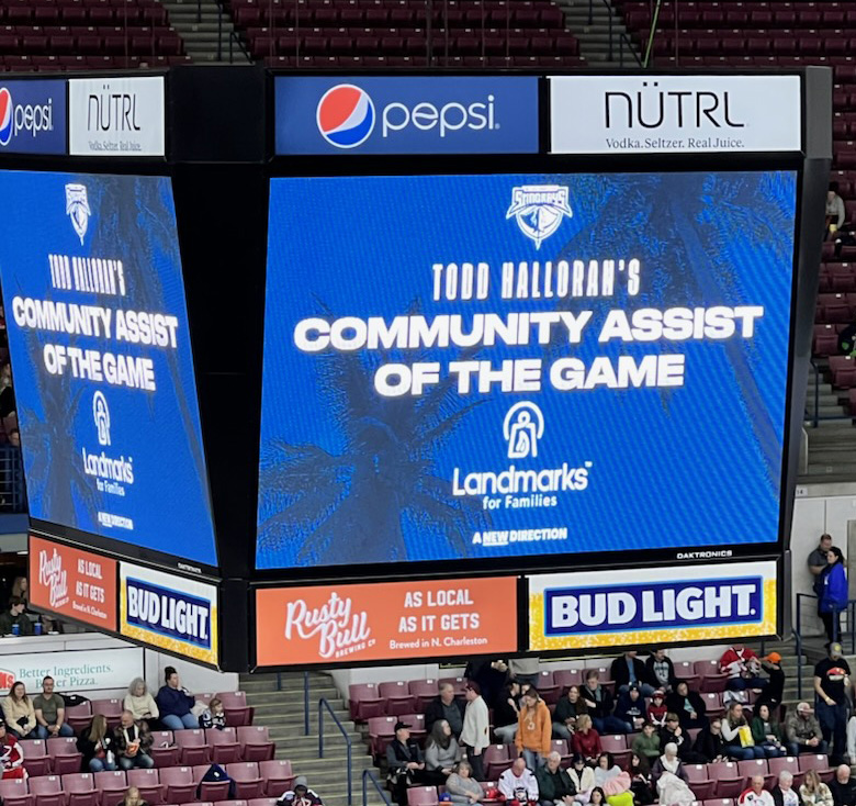 We are incredibly grateful to the South Carolina Stingrays for having Landmarks for Families as the Assist of the Game during the Kids Takeover Game this past Sunday! 🙌

#ThankYou #SCStingrays #AssistOfTheGame #LandmarksForFamilies #CommunitySupport