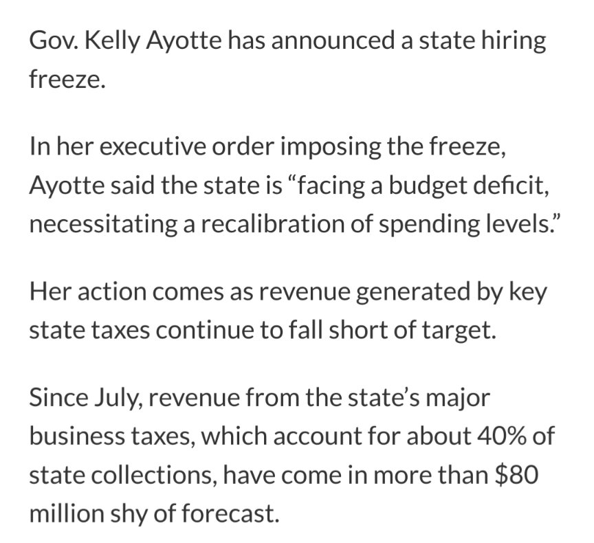 Jethro 'ππ¦' Bass (@jethrobass) on Twitter photo They campaigned on a "balanced budget" now a hiring freeze for the budget deficit. Which is it <a href="/NHGOP/">New Hampshire Republican Party</a> ? #NHPolitics They campaigned on a "balanced budget" now a hiring freeze for the budget deficit. Which is it <a href="/NHGOP/">New Hampshire Republican Party</a> ? #NHPolitics