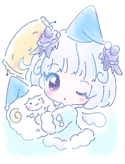 すやすやメエちゃんゆめのたび #メエ画 