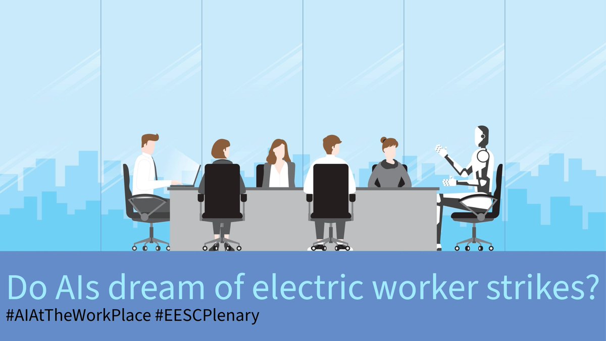 Workers' Group EESC (@workerseesc) on Twitter photo How can we ensure #AI works for workers?
📌Involve Social Partners
📌Train and consult workers
📌Keep algorithmic management transparent and accessible to the social partners
📌Keep humans in control
Learn more with <a href="/FrancaCFDT/">Franca Madinier</a> europa.eu/!CWYXxV #EESCPlenary How can we ensure #AI works for workers?
📌Involve Social Partners
📌Train and consult workers
📌Keep algorithmic management transparent and accessible to the social partners
📌Keep humans in control
Learn more with <a href="/FrancaCFDT/">Franca Madinier</a> europa.eu/!CWYXxV #EESCPlenary