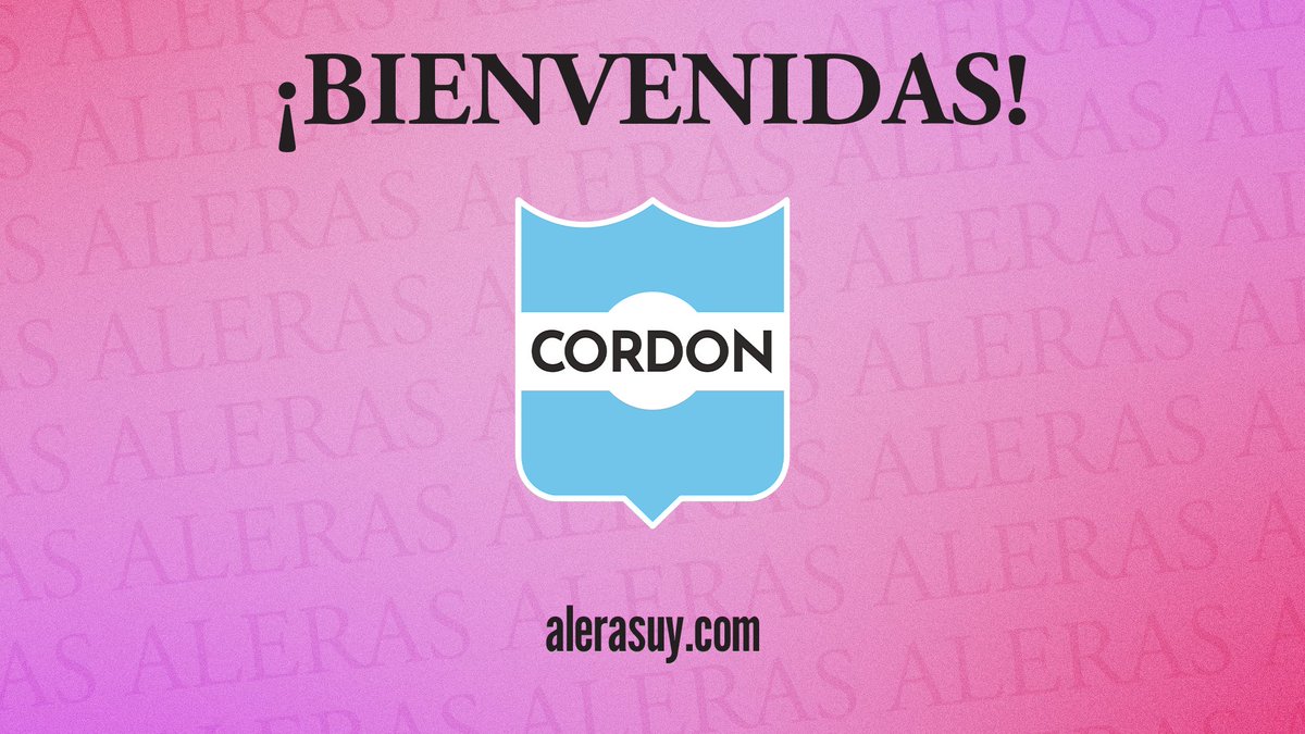👋 𝐁𝐢𝐞𝐧𝐯𝐞𝐧𝐢𝐝𝐚𝐬

El Club Atlético Cordón hizo oficial ante la presidenta de la Liga Femenina que disputarán la edición 2025, además, traen una noticia muy importante para el desarrollo del básquetbol femenino en Uruguay.

📲 alerasuy.com/bienvenidas/