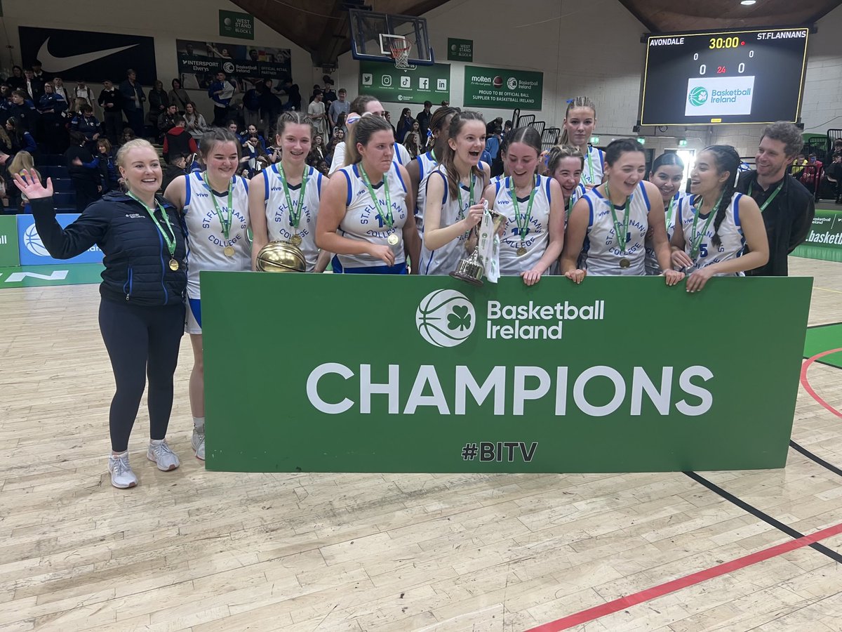 Post Primary Schools Basketball (@bippsbasketball) on Twitter photo Basketball Ireland Post Primary Schools Cup 2025.
Girls U19 C:Winners
St. Flannan’s College Ennis, Co Clare.
<a href="/BballIrl/">Basketball Ireland</a> Basketball Ireland Post Primary Schools Cup 2025.
Girls U19 C:Winners
St. Flannan’s College Ennis, Co Clare.
<a href="/BballIrl/">Basketball Ireland</a>