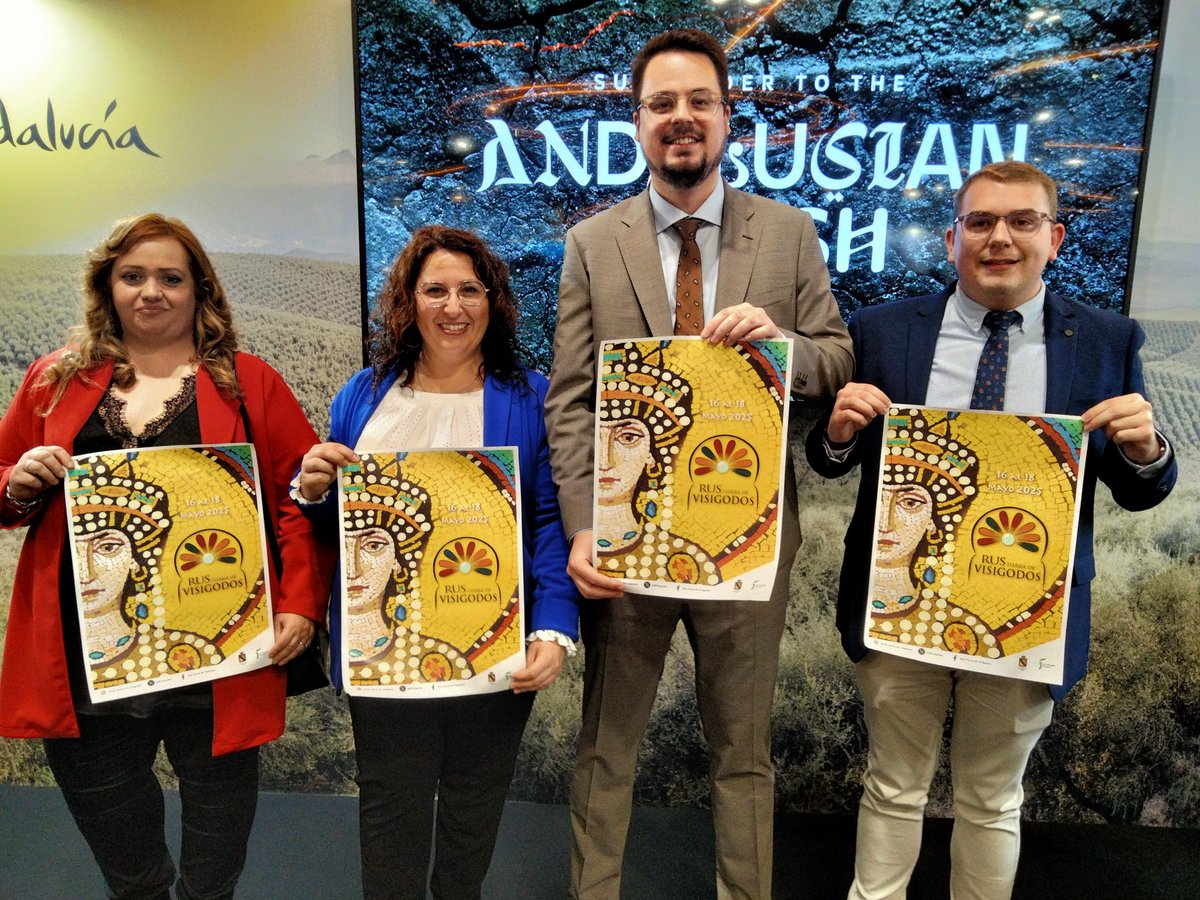 📰La VI edición de “Rus Tierra de Visigodos” se promociona en FITUR.

🧳El Ayuntamiento de Rus con su alcaldesa Rocío Beltrán estuvo ayer presente en la Feria Internacional de Turismo de Madrid (FITUR) promocionando la que será la VI edición de Rus Tierra de Visigodos.