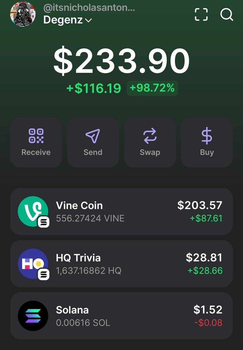 itsnikantoniou's tweet photo. Decided to close position on #TwitterCoin and swap all the profits to $Vine. Let's see how this will playout! https://t.co/LPi8DydbqT
