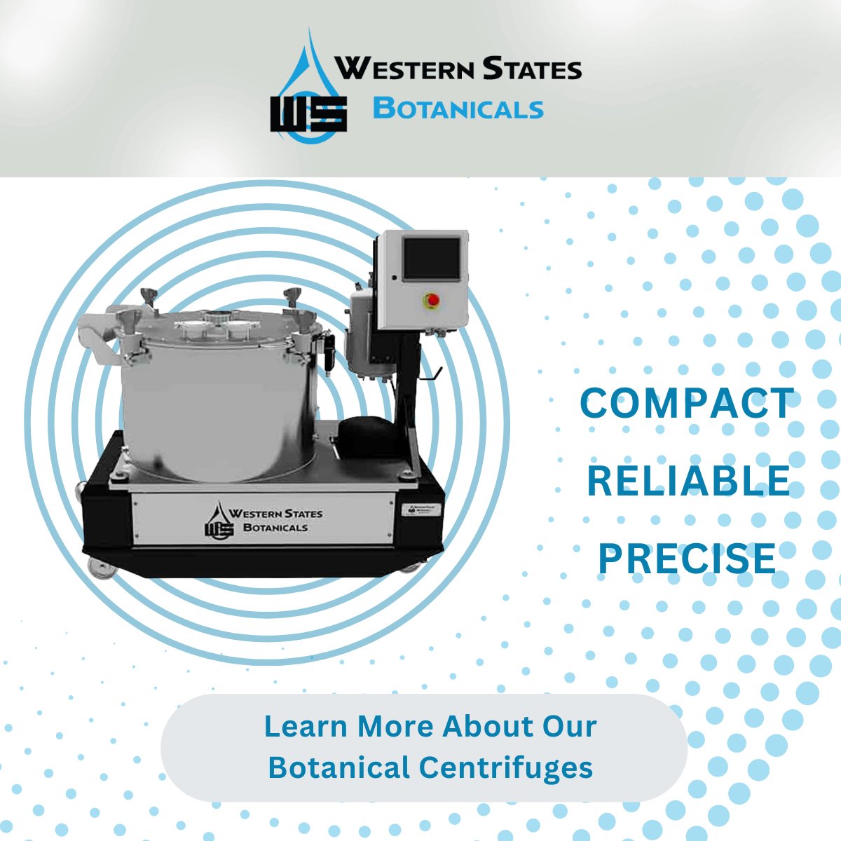 WSInnovation's tweet photo. Western States' centrifuges set the standard for cannabis separation: compact, reliable, and precise. Achieve consistent, high-quality results every time.
Learn more: https://t.co/yRUd9ASXd5
#CannabinoidProcessing #CannabisExtraction #BotanicalCentrifuge https://t.co/1Y6ISJ0Nr9